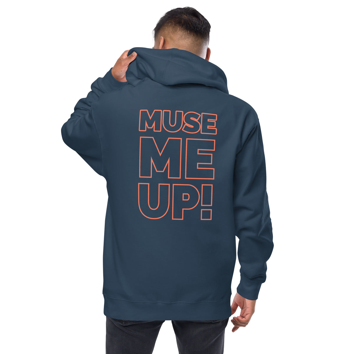 Muse + Conformity Unisex fleece zip up hoodie