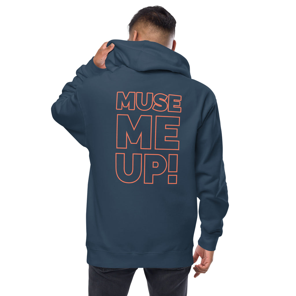 Muse + Conformity Unisex fleece zip up hoodie
