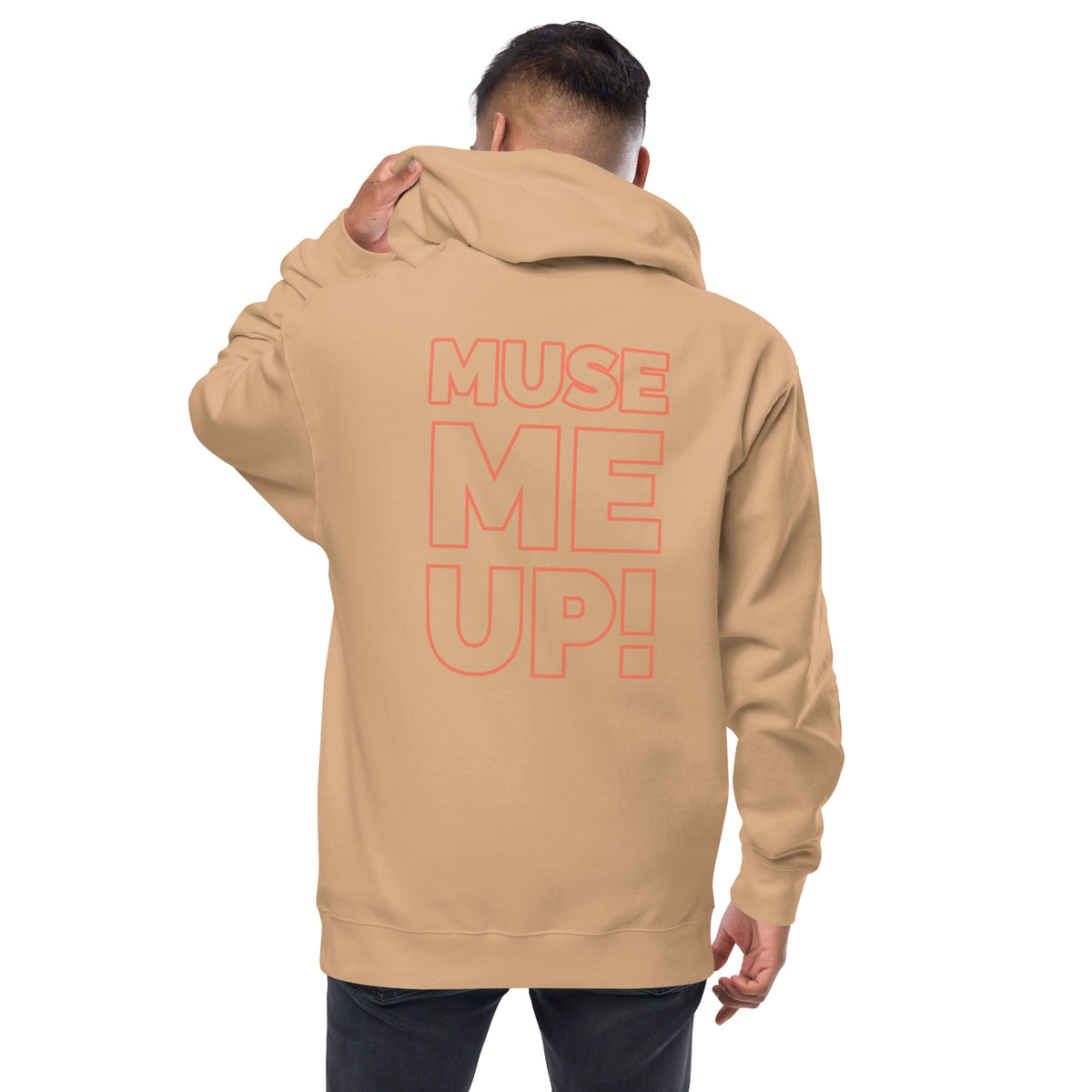 Muse + Conformity Unisex fleece zip up hoodie