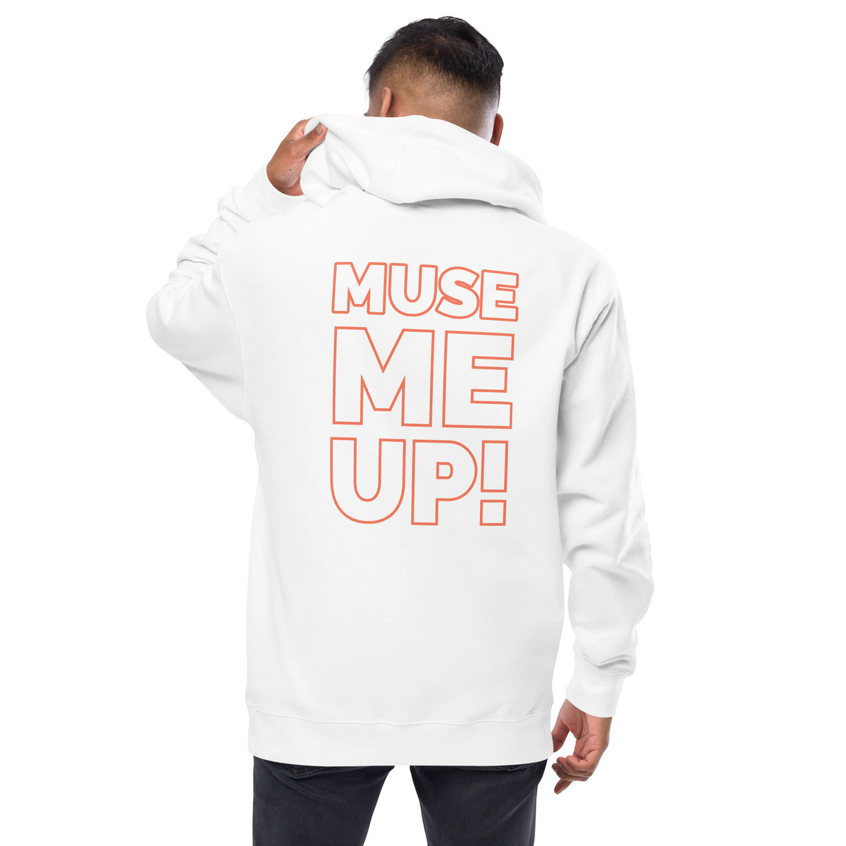 Muse + Conformity Unisex fleece zip up hoodie