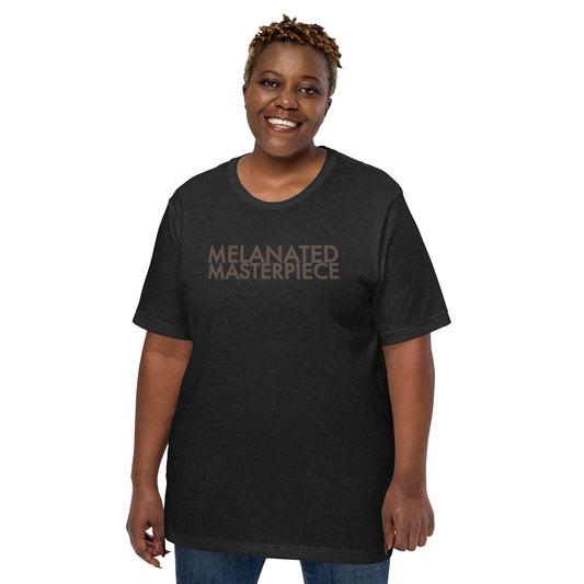Melanated Masterpiece Unisex t-shirt