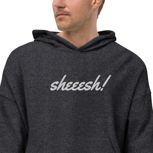 Sheesh! Unisex sueded fleece hoodie