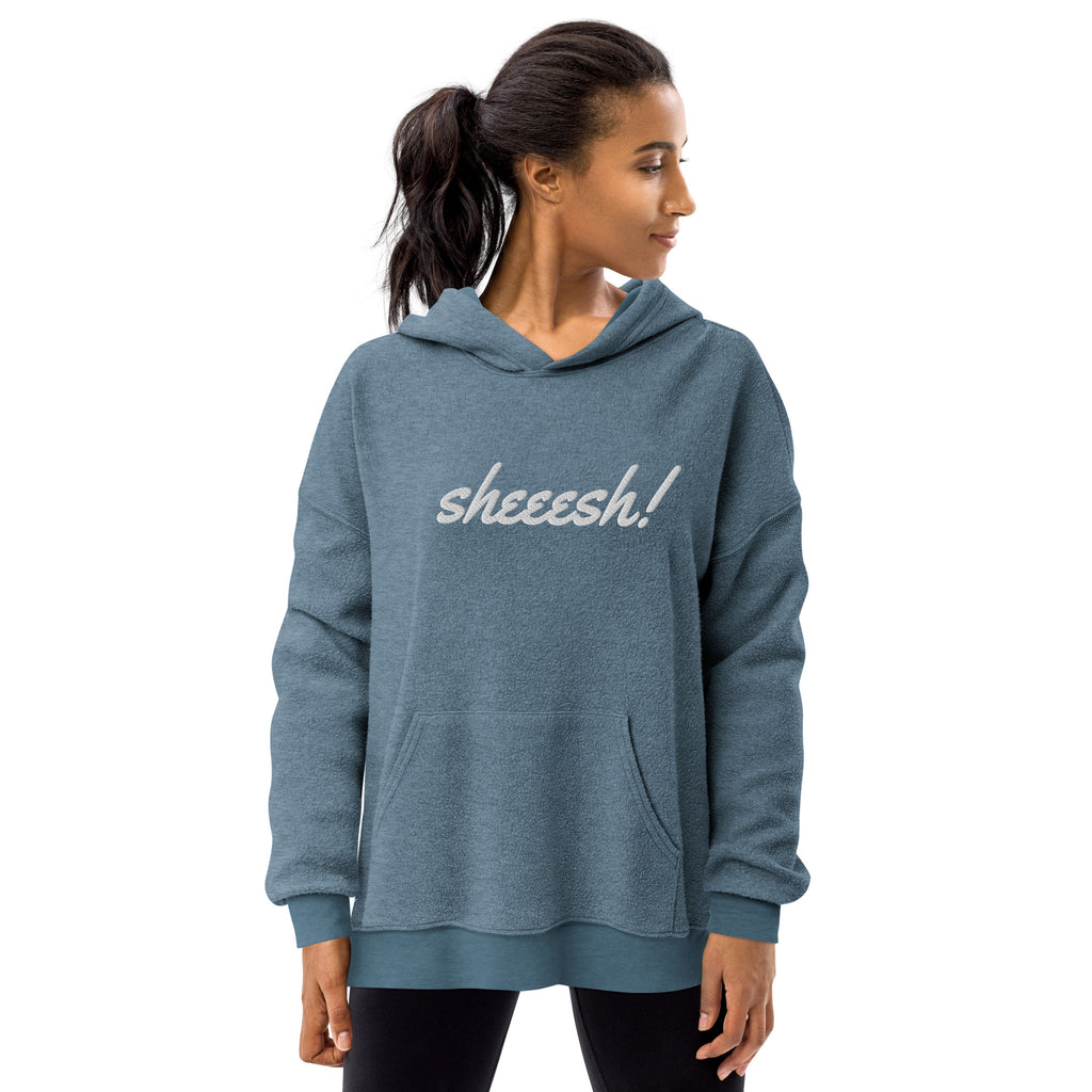 Sheesh! Unisex sueded fleece hoodie