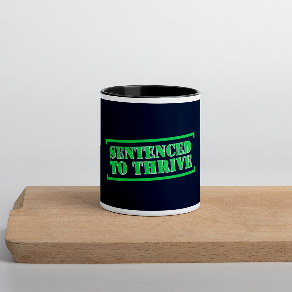 25 Thrive Mug with Color Inside - Commercial Universe Boutique 