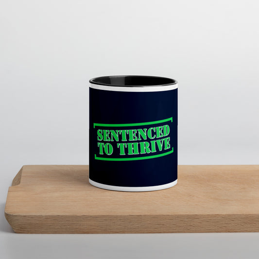 25 Thrive Mug with Color Inside - Commercial Universe Boutique 