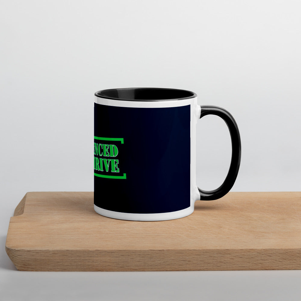 25 Thrive Mug with Color Inside - Commercial Universe Boutique 