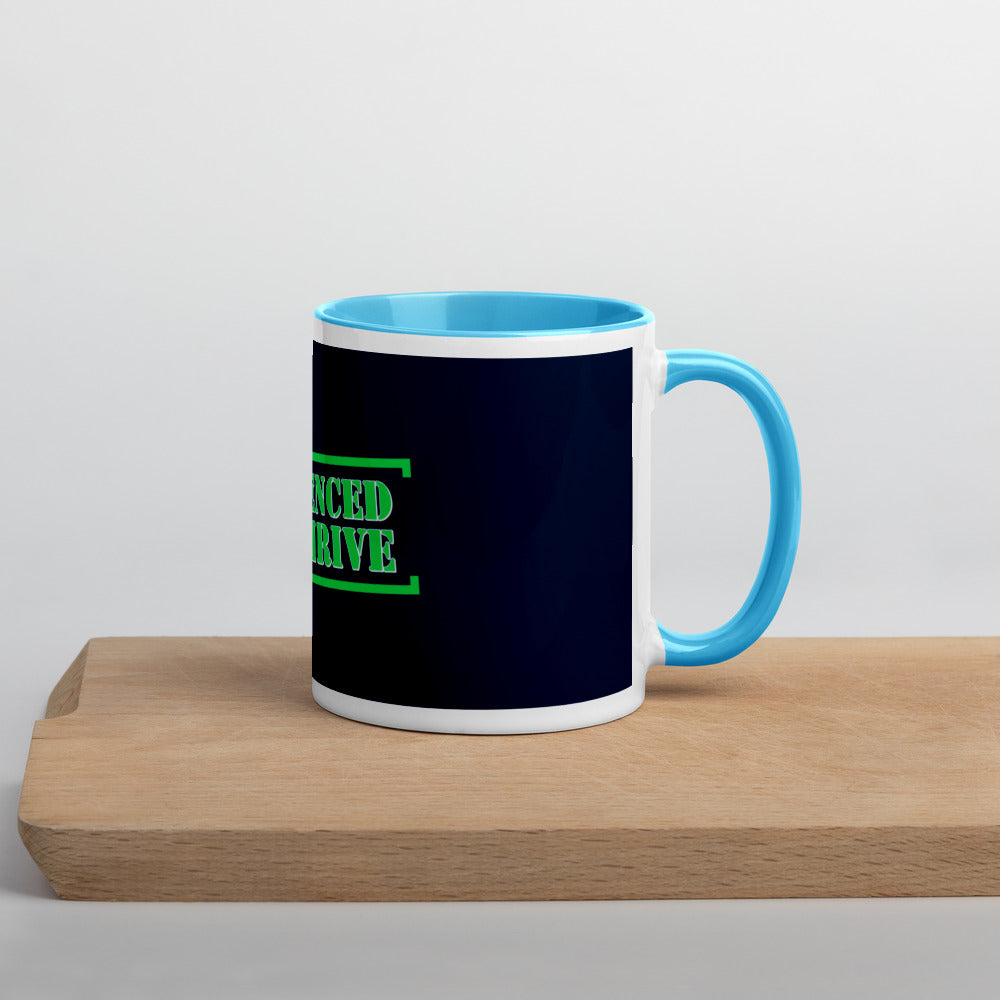 25 Thrive Mug with Color Inside - Commercial Universe Boutique 