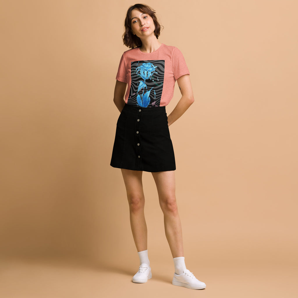 Roses are Wet Women’s relaxed tri-blend t-shirt